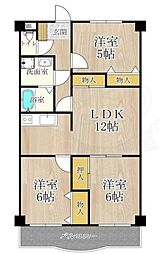 パレーシャル21 3LDKの間取図画像