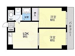 シャトーレーヌ 6階