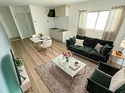 駅前つばきハイツ 3階1LDKのリビング/ダイニング