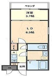 クレスト高安 3階