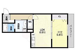 EIJU八尾本町 2階/-