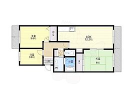 ヴィラ赤とんぼ 3LDKの間取図画像
