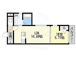リーヴェ恵我之荘 2階/-