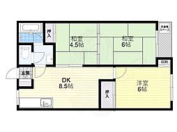 カトレアハイツ 2階