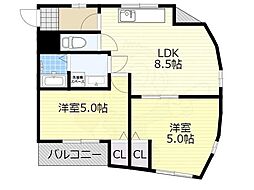 メビウス道明寺レジデンス東館 3階