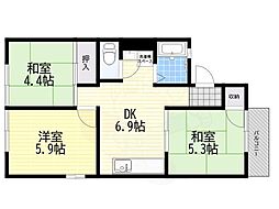 グリーンヒル小金台D棟 1階/-