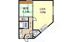 大発マンション 1LDKの間取図画像