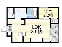 若松町エヌエム・キャトフ・ヴァン・ディズヌフ 3階/-