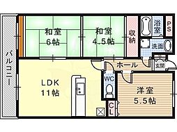 ルキア国分 3LDKの間取図画像