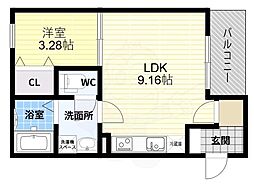 Fstyle高見の里2号館 2階/-