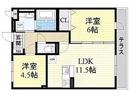 グランドソレーユ久宝寺 1階