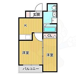 カーサフォルトゥナート羽曳野1 3階/-