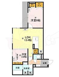 D-ROOM東本町 3階/-