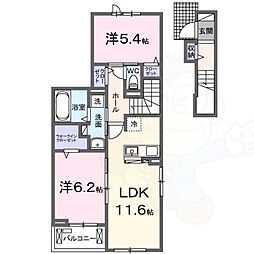 スペチアーレトレ 2LDKの間取図画像