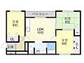カサクレスト2階6.6万円