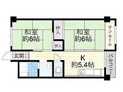 エトワールヴィル-R山本南 2階