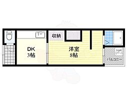 メゾン・ド・ウッド東新町 2階/-