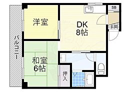 メゾンドール若江北 2階