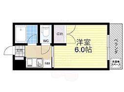 ロイヤルヒルズ 1Kの間取図画像