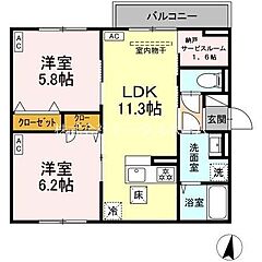 物件の間取り