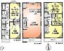 間取り：間取図（1号棟（(2)）・3階小部屋は居室としてはもちろんリモートワークや収納部屋など多目的に利用できます・全面南道路で採光たっぷりの立地・パントリーには食品のストックたっぷりできます