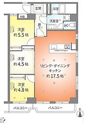 間取図画像 3LDK