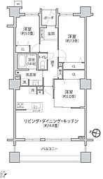間取図画像 3LDK