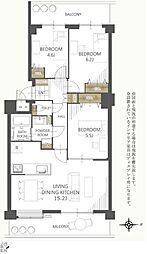 間取図画像 3LDK