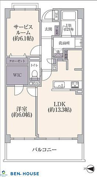間取りを拡大表示