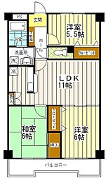 ルーエステート 3LDKの間取図画像