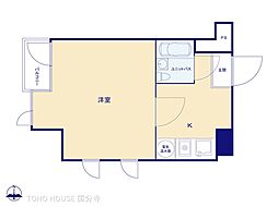 三鷹ダイカンプラザ 1Kの間取図画像
