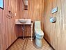 トイレ：使用後すぐに手を洗うことができ、衛生的なトイレです。