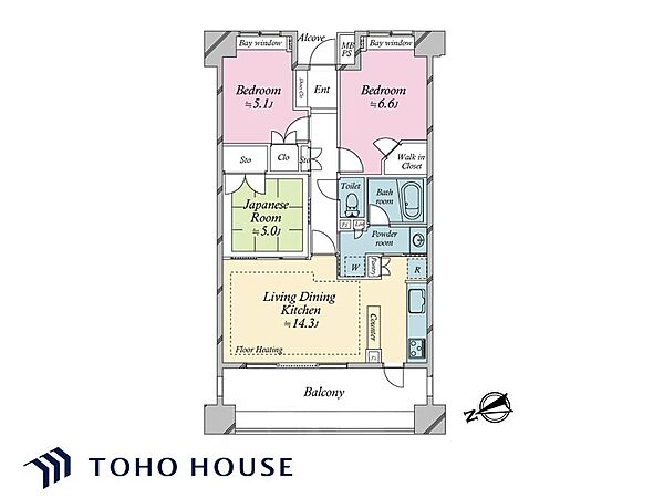 間取りを拡大表示