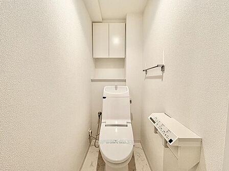 使用後すぐに手を洗うことができ、衛生的なトイレです。