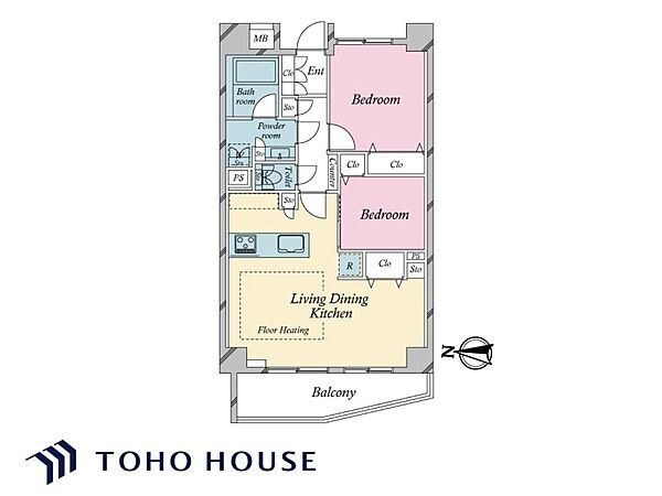 間取りを拡大表示