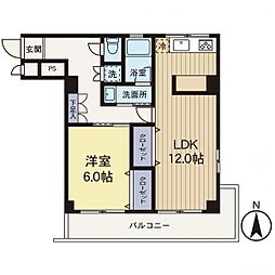 間取図画像 1LDK