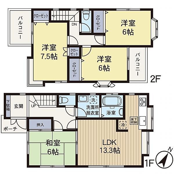間取りを拡大表示
