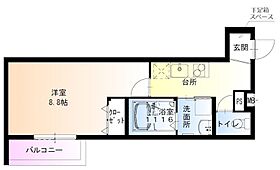 兵庫県尼崎市長洲中通３丁目（賃貸アパート1K・3階・30.00㎡） その2