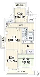 間取図画像 3LDK