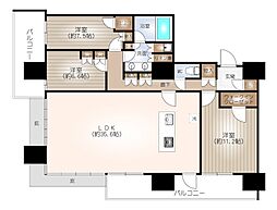 NAGOYAtheTOWER 3LDKの間取図画像
