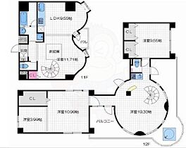 大阪府大阪市浪速区大国２丁目（賃貸マンション3LDK・11階・135.59㎡） その2