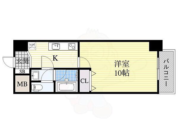 大阪府大阪市中央区西心斎橋２丁目(賃貸マンション1K・4階・28.62㎡)の写真 その2