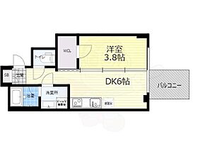 大阪府大阪市中央区本町橋（賃貸マンション1DK・3階・28.76㎡） その2