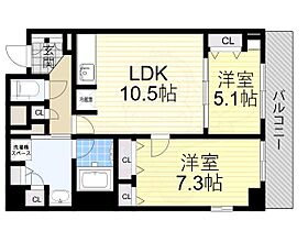 大阪府大阪市西区南堀江２丁目（賃貸マンション2LDK・15階・59.22㎡） その2