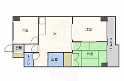 ビジタル恵美須7 3DKの間取図画像