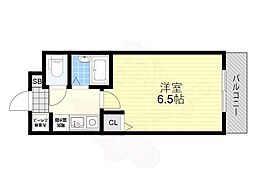 ユキ・22 1Kの間取図画像