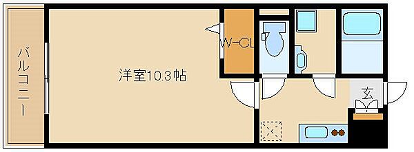 エクセルコート杭瀬 ｜兵庫県尼崎市杭瀬寺島１丁目(賃貸アパート1K・1階・33.78㎡)の写真 その2