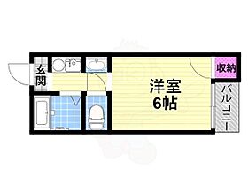 メゾン三栄  ｜ 大阪府大東市北条１丁目（賃貸マンション1R・1階・18.00㎡） その2