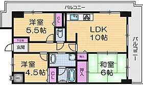 メゾン・ラ・フォーレ  ｜ 大阪府東大阪市加納８丁目（賃貸マンション3LDK・4階・61.01㎡） その2