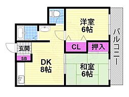 コーポ大東 3階/-